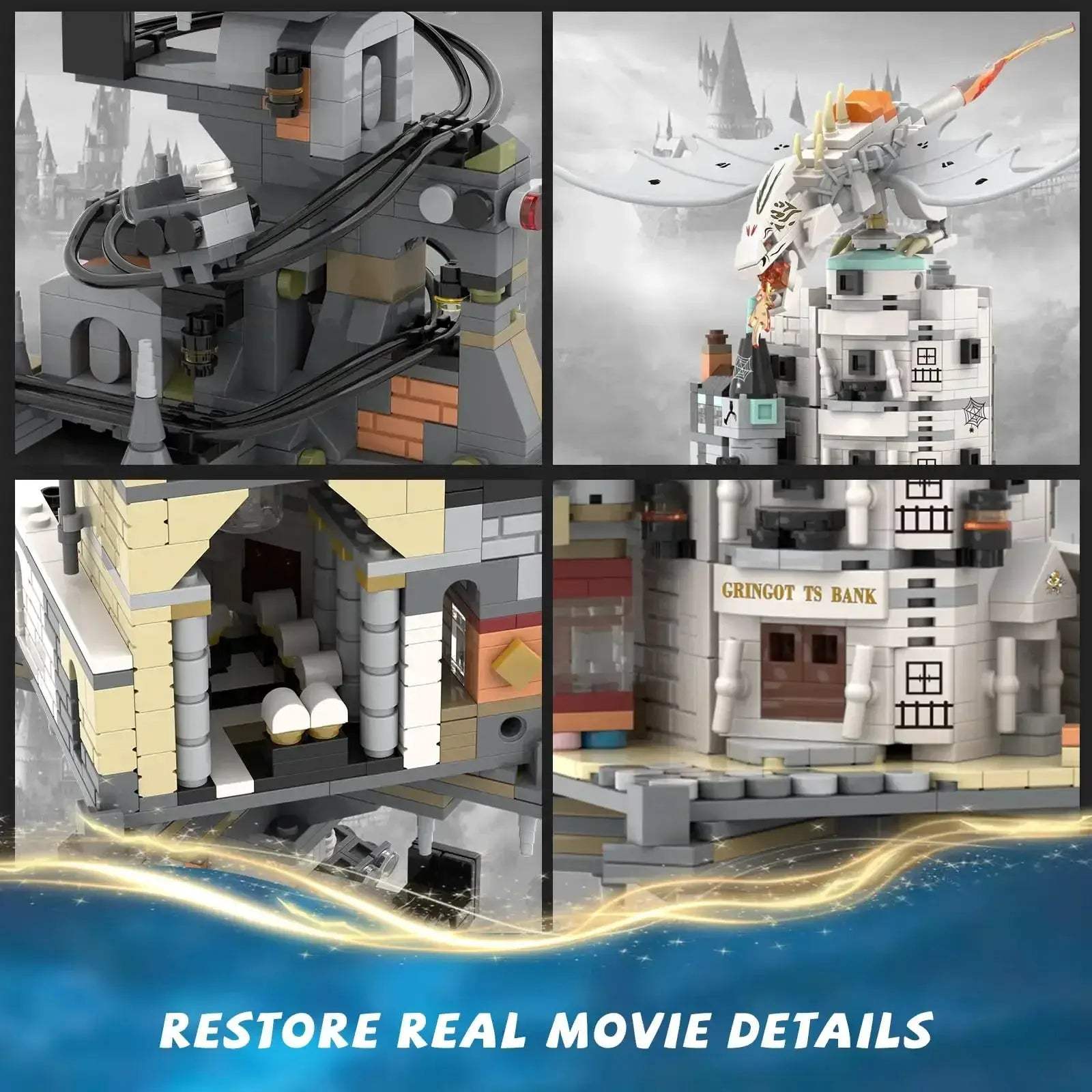Harry Potter Diagon Alley Wizarding Bank Building Set - ToylandEU