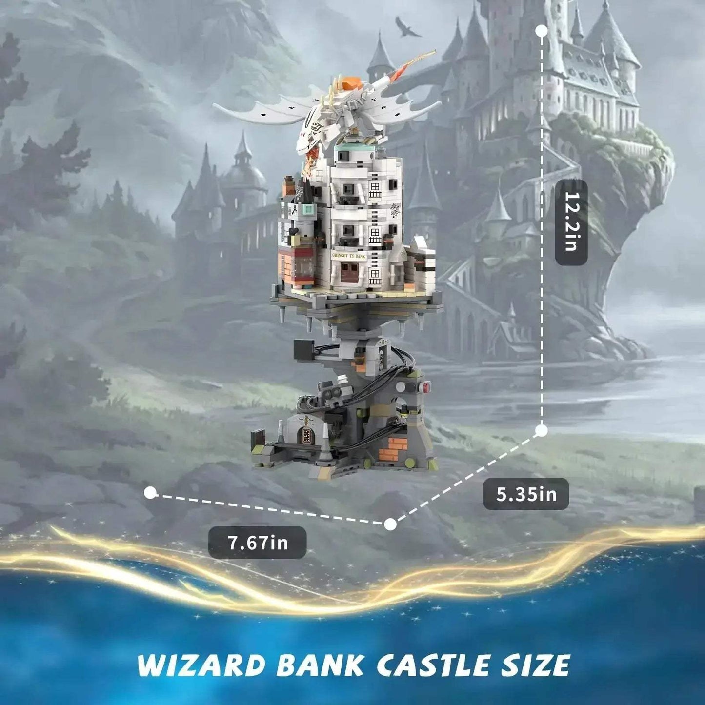 Harry Potter Diagon Alley Wizarding Bank Building Set - ToylandEU