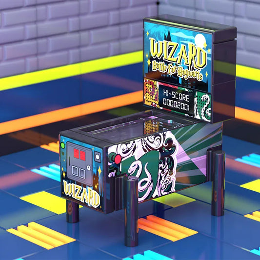 Harry Potter Pinball Arcade Machine Building Set made using LEGO parts - ToylandEU