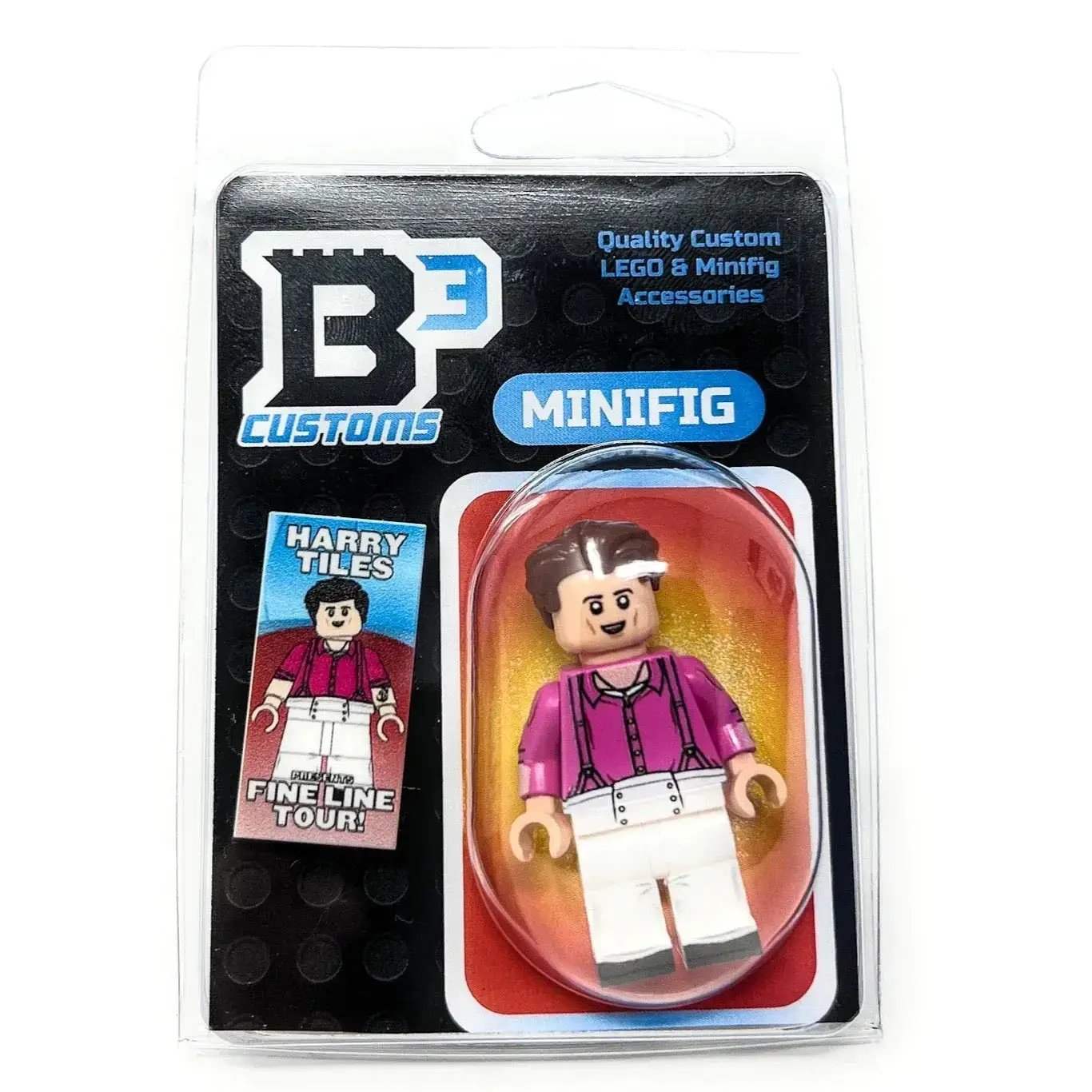 Custom Musician Lego Figure With Fine Line Tour Poster On Authentic Lego Parts - ToylandEU
