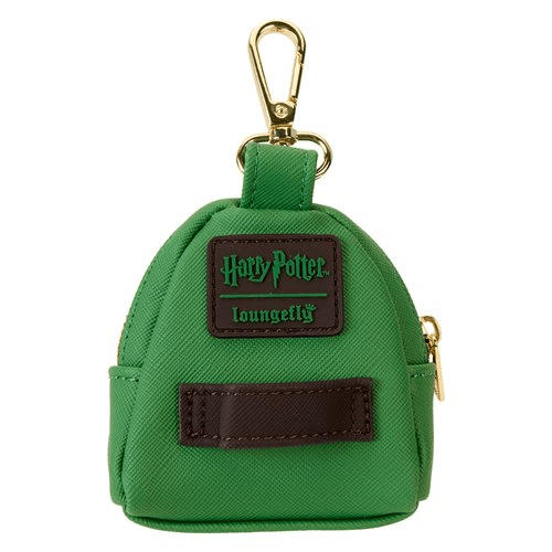 Pet Treat Bag | Soft Faux Leather | Slytherin House Crest | Compact Pet Pouch