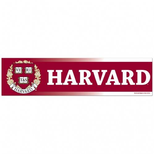 Harvard Crimson 3x12 Decal Bumper Strip By Wincraft - ToylandEU