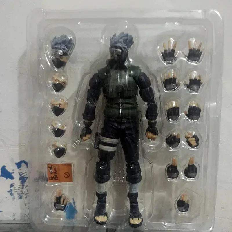 Hatake Kakashi Anime Figure, Naruto Shippuden Action Figurines SHFiguart The Hero of Sharingan 16 CM - ToylandEU