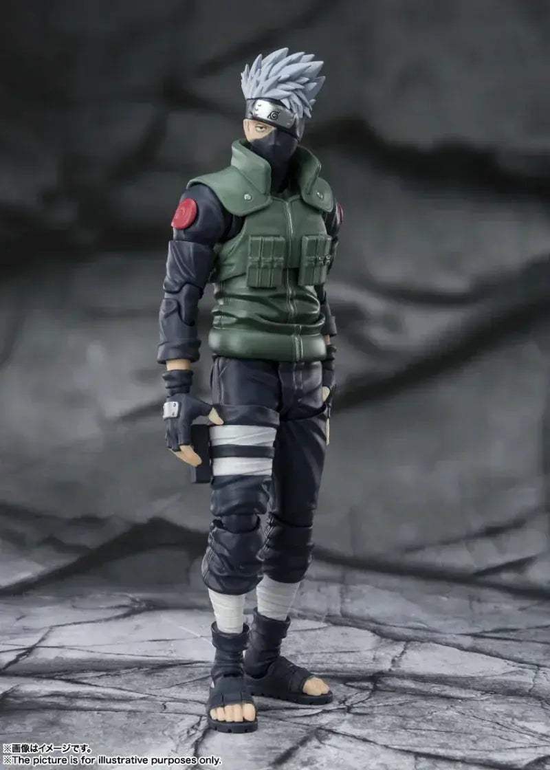 Hatake Kakashi Anime Figure, Naruto Shippuden Action Figurines SHFiguart The Hero of Sharingan 16 CM - ToylandEU