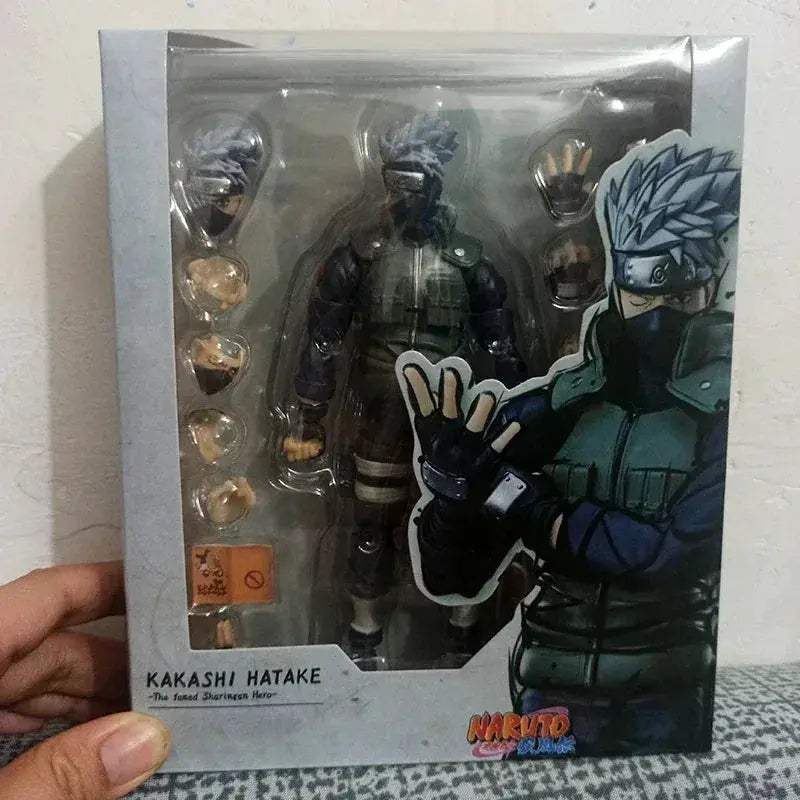 Hatake Kakashi Anime Figure, Naruto Shippuden Action Figurines SHFiguart The Hero of Sharingan 16 CM - ToylandEU