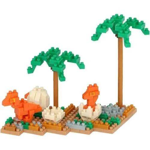 Hatching Tyrannosaurus Rex Dinosaur Nanoblock Constructible Figure - ToyShnip
