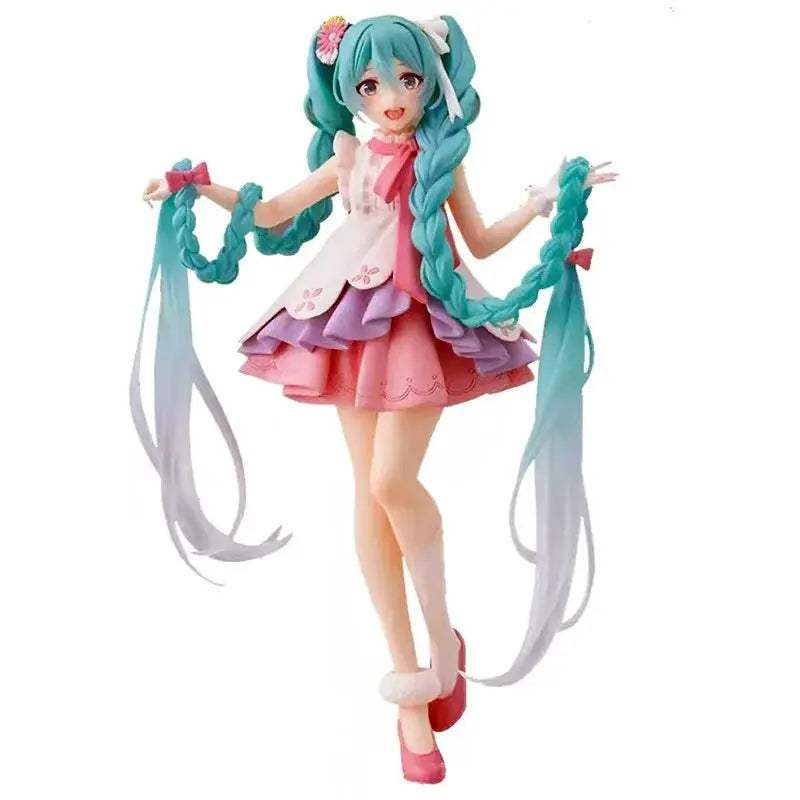 Hatsune Miku Anime Figure PVC Collectible Desk Decor For Fans - ToylandEU