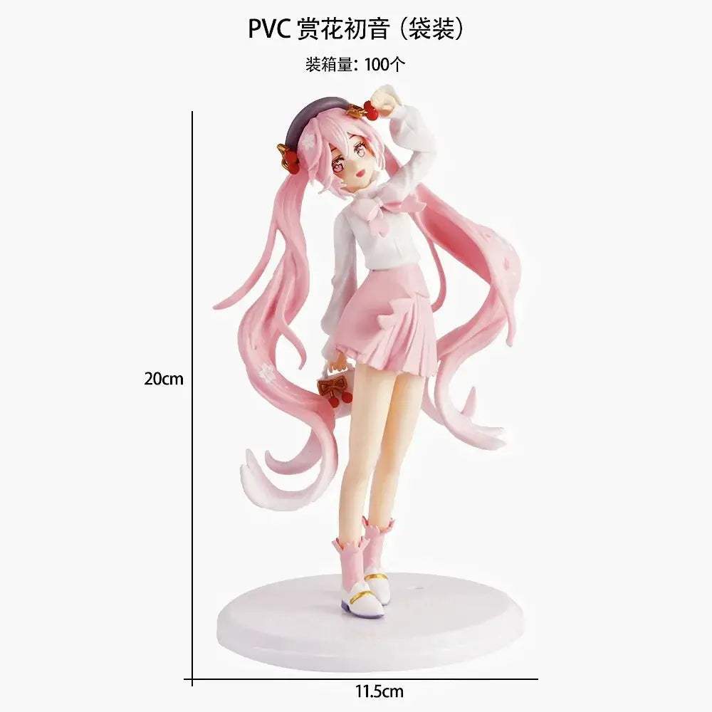 Hatsune Miku Anime Figure PVC Collectible Desk Decor For Fans - ToylandEU