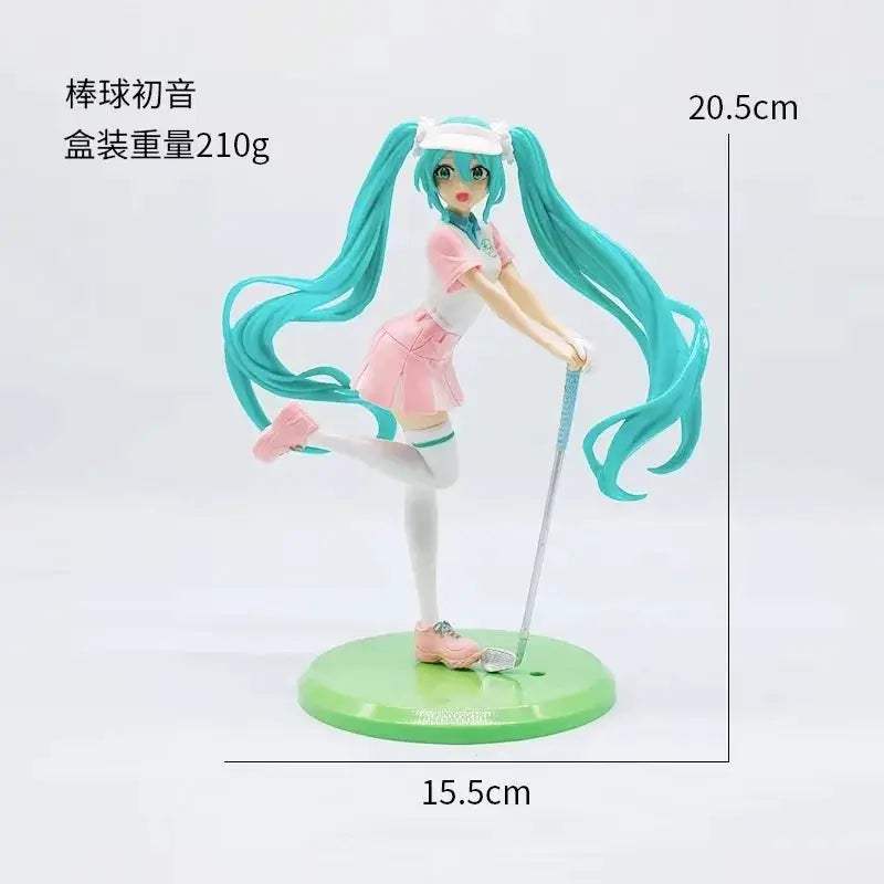 Hatsune Miku Anime Figure PVC Collectible Desk Decor For Fans - ToylandEU