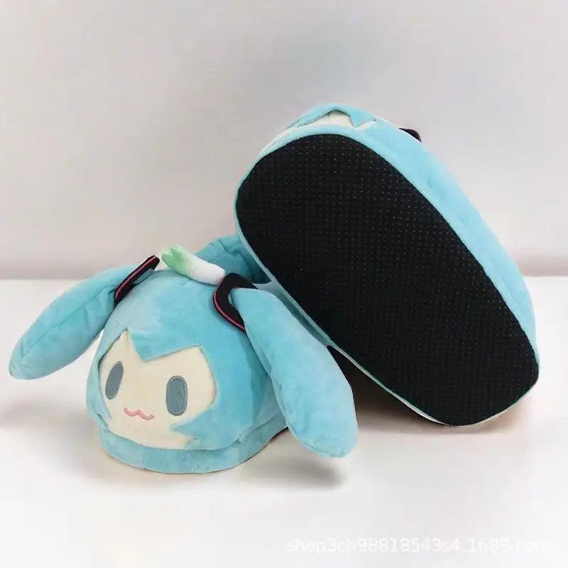 Hatsune Miku Cosplay Slippers | Winter Warm | Toylandeu™