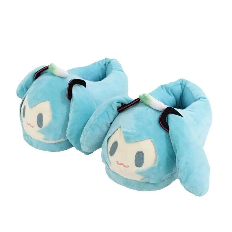 Hatsune Miku Cosplay Slippers | Winter Warm | Toylandeu™