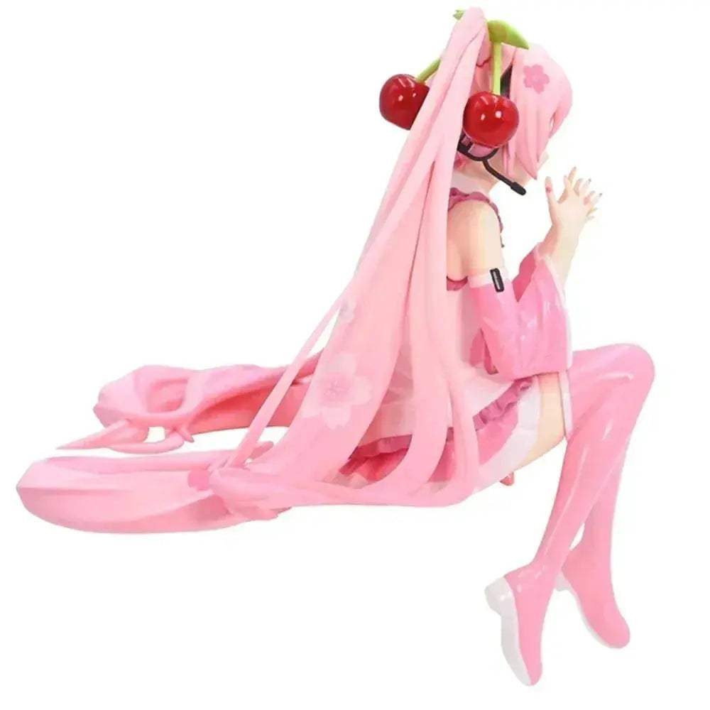 Hatsune Miku PVC Figure Pink Dress Collectible Toy - ToylandEU