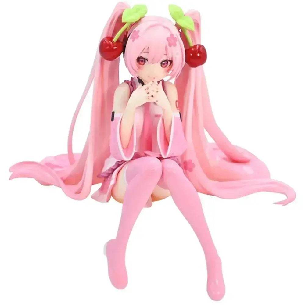 Hatsune Miku PVC Figure Pink Dress Collectible Toy - ToylandEU