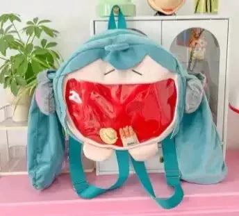  Hatsune Miku Plush Backpack Anime Shoulder Bag Premium -  ToylandEU™