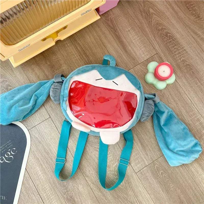 Hatsune Miku Plush Backpack Cute Kawaii Anime Shoulder Bag - ToylandEU