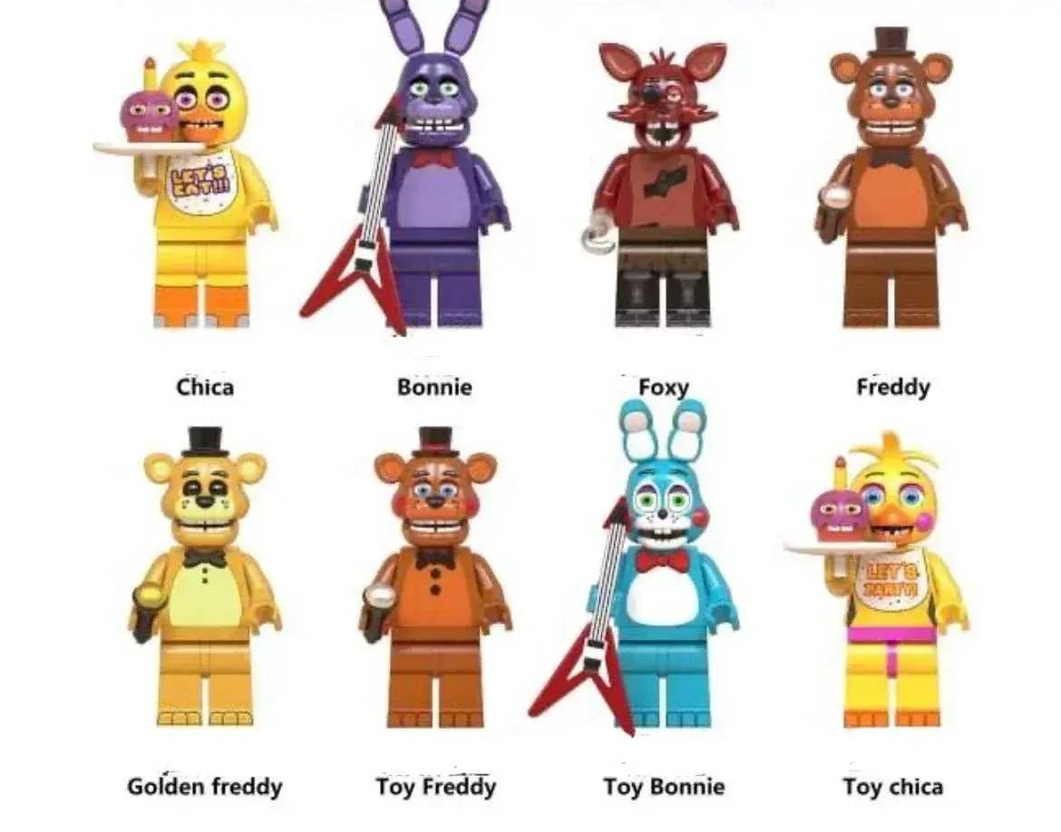  Haunted Animatronic Minifigure 8 Pack Lego Compatible -  ToylandEU™