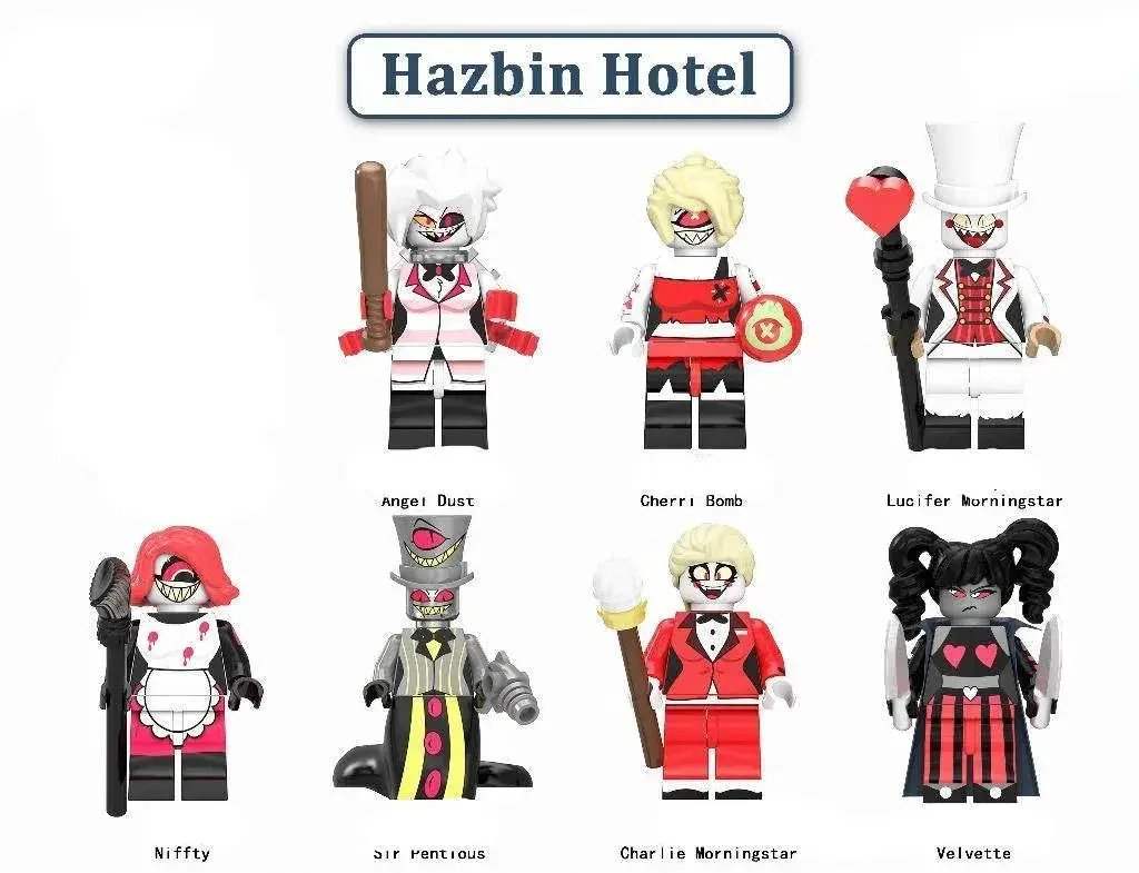 Hazbin Hotel Custom Minifig Set – 7 Iconic Characters - ToylandEU