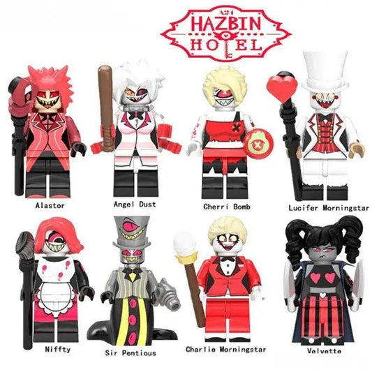 Hazbin Hotel LEGO Minifigures Set Of 8 Collectible Diorama -  ToylandEU™
