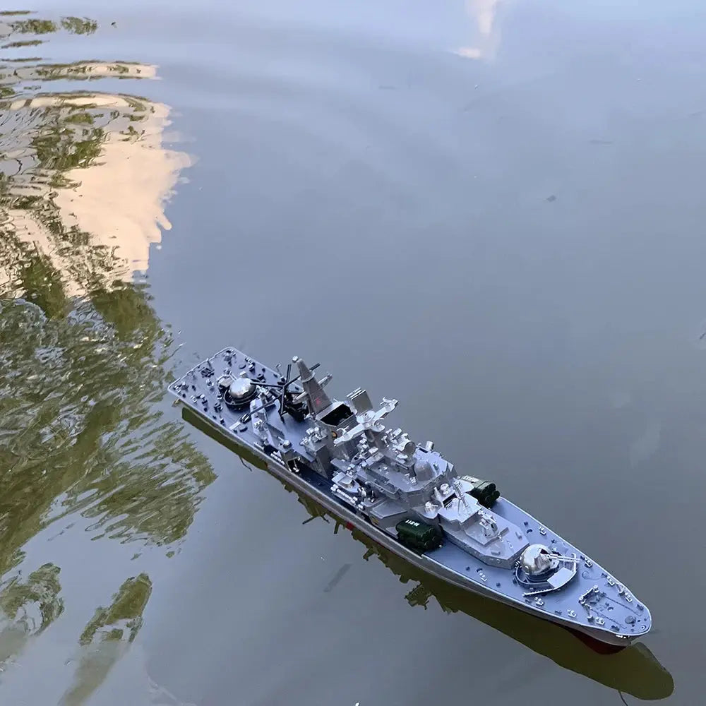 1:275 Scale 31 Inch Large Remote Controlled Warship Battleship Rc Ship On Lakes Pools Rivers Exhibits Models For Kids Boys A - ToylandEU
