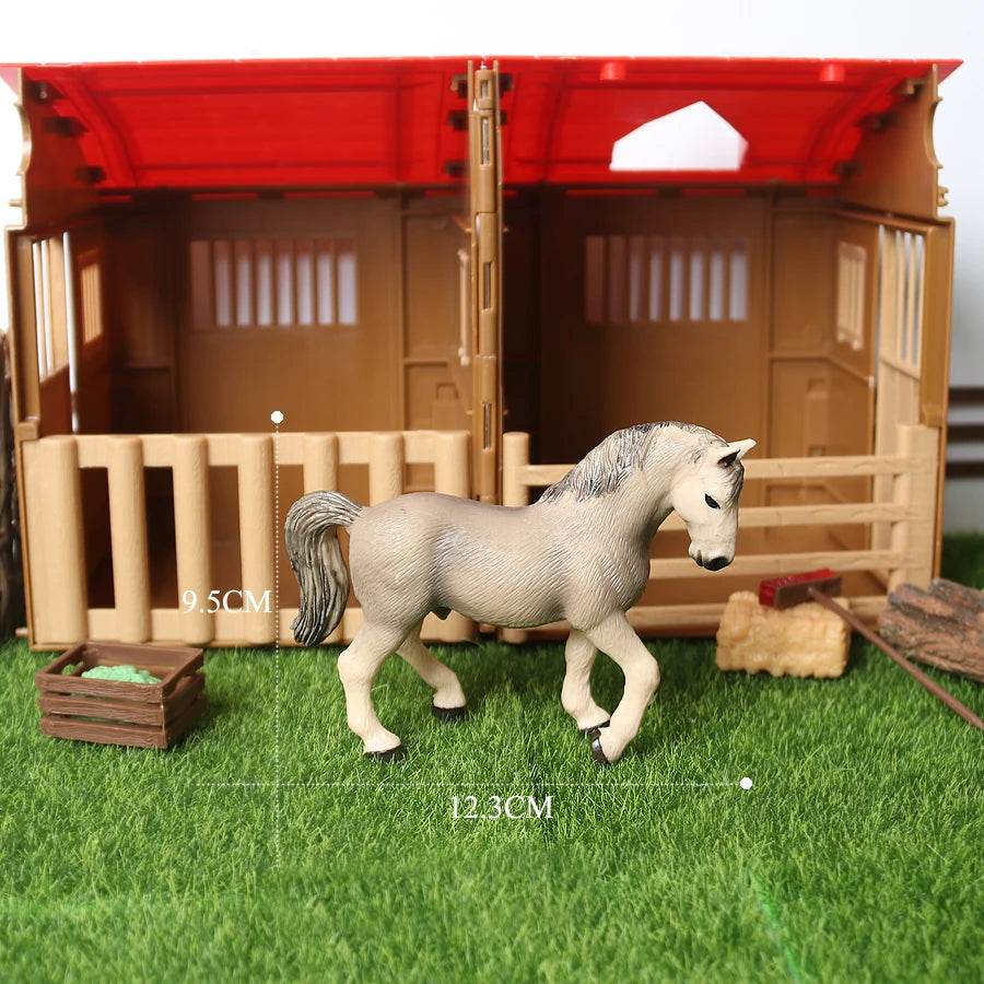 Realistic Horse Figurines Detailed Miniature Cake Topper - ToylandEU