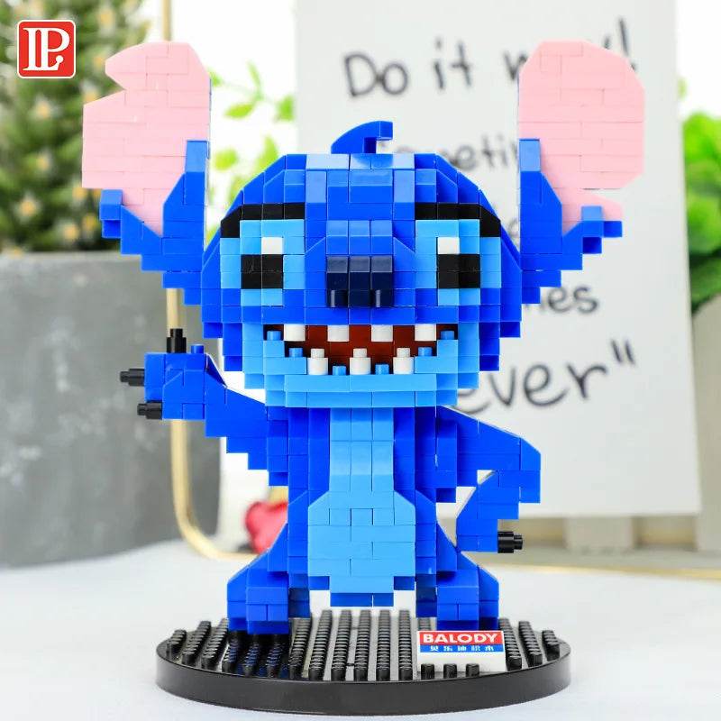 Anime Building Blocks Stitch Spider Iron Venom Style MOC Jigsaw Puzzle Game Gift - ToylandEU