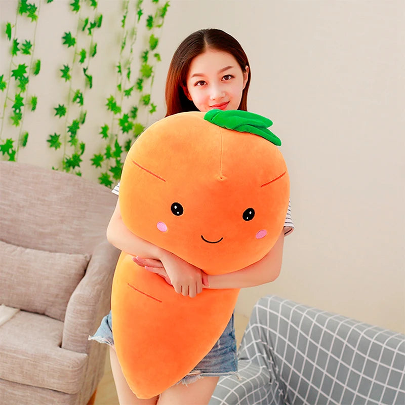 Carrot Plush Toy Pillow Ultra Soft With Down Cotton Filling