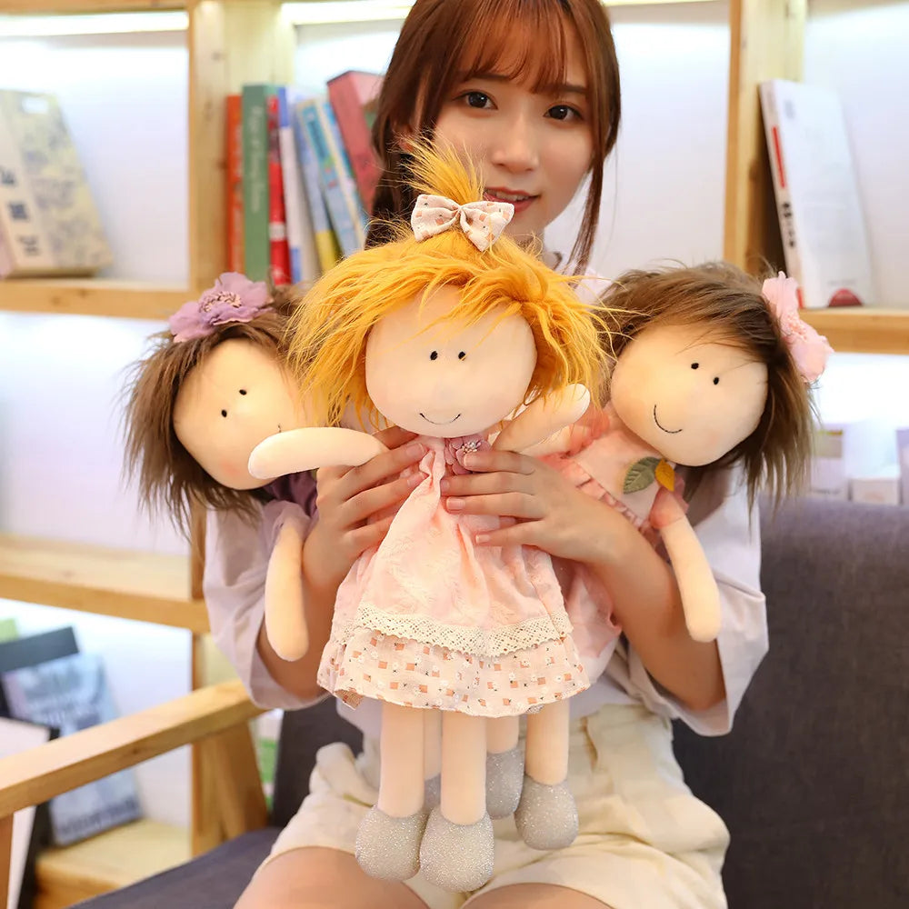 Adorable Little Sister Plush Doll in Skirt - 35cm/45cm - ToylandEU