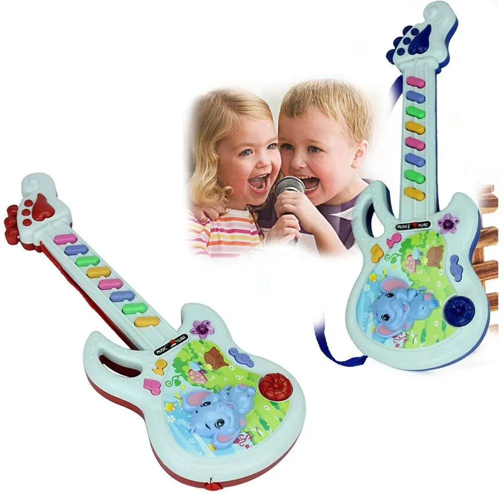 Electric Guitar Toy Musical Play Kid Boy Girl Toddler Learning - ToylandEU