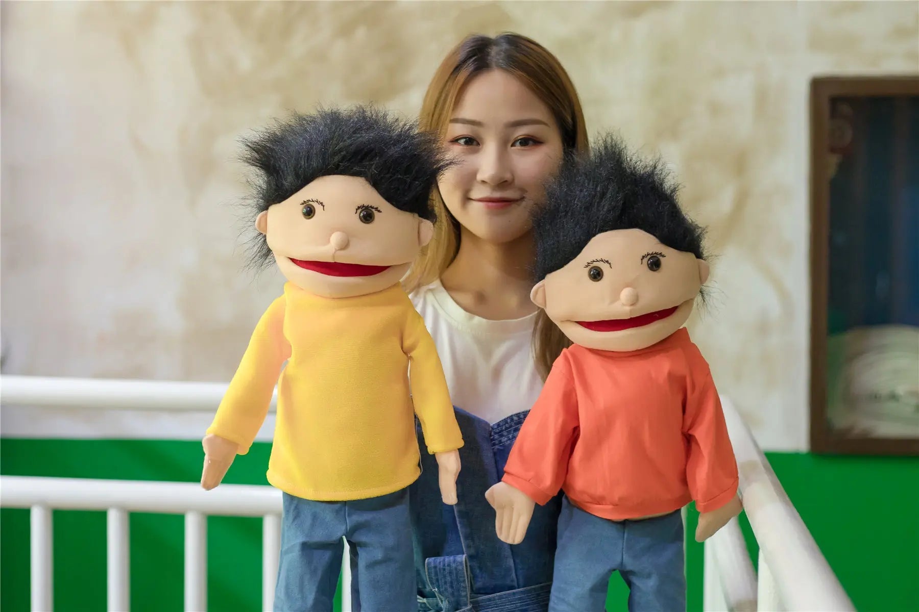 Large Plush Educational Hand Puppet for Kindergarten Boys and Girls - ToylandEU