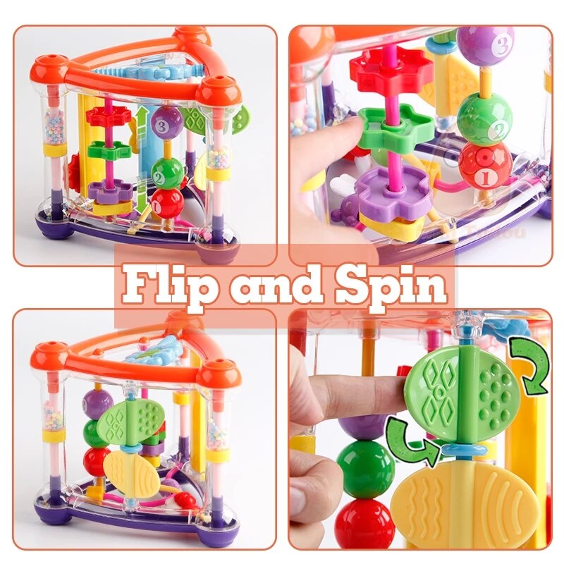 Infant Development Educational Activity Cube Toy - ToylandEU