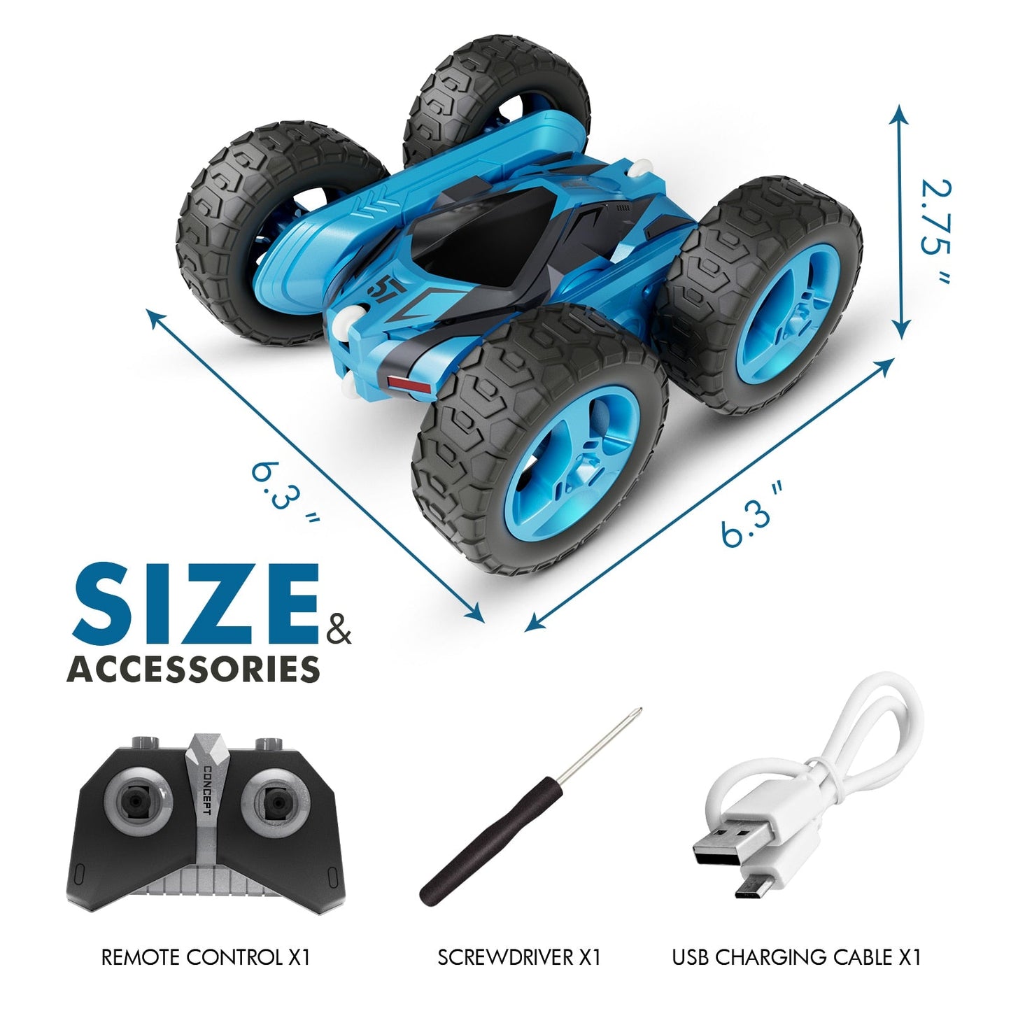 Sinovan RC Stunt Car - 4CH Drift Deformation Buggy Roll Vehicle - Remote Control Toy Toyland EU Toyland EU