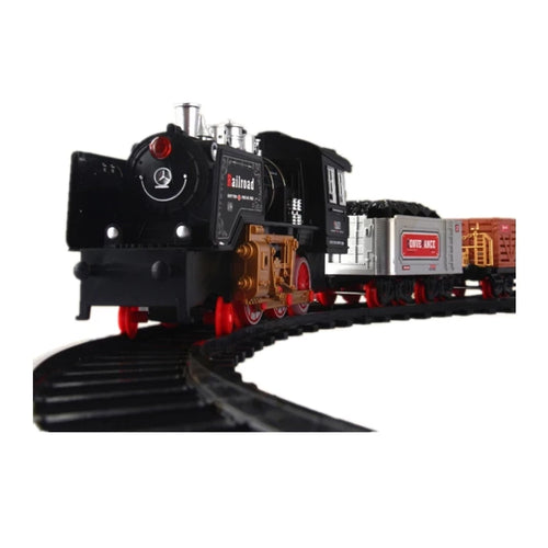 120CM Remote Control Steam Train with 666CM Track DIY Assembly ToylandEU.com Toyland EU