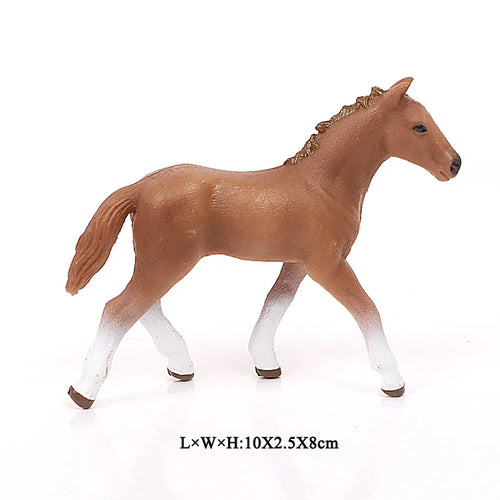 Realistic Animal Horse Action Figure Toy - Detailed Appaloosa Harvard Hannover Clydesdale Quarter Arabian Model ToylandEU.com Toyland EU