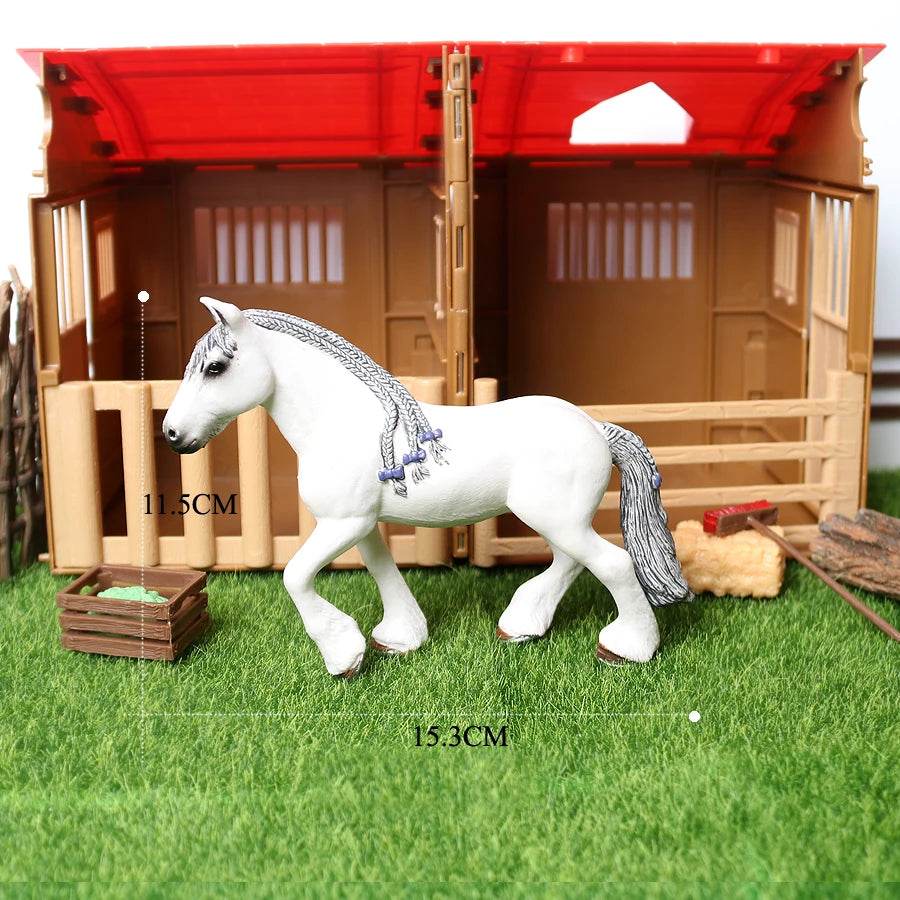 Realistic Horse Figurines Detailed Miniature Cake Topper - ToylandEU