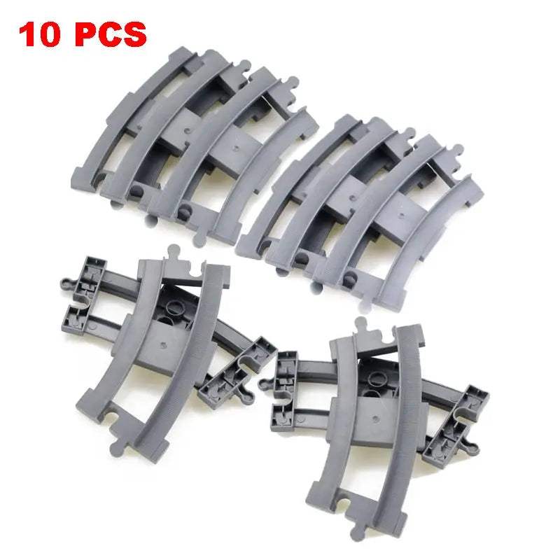 Rail Transport Big Size Building Blocks Creative Track Accessories Assemble Toys For Children Bricks Compatible City Train Set - ToylandEU