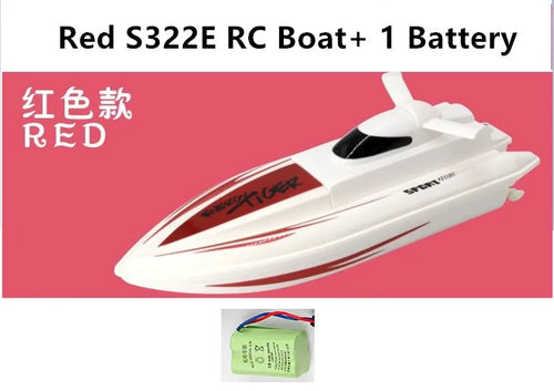 RC Boat 4.8v 500MAH 1:16 40 km/h High Speed Remote Control Boat 2.4g 4 ToylandEU.com Toyland EU