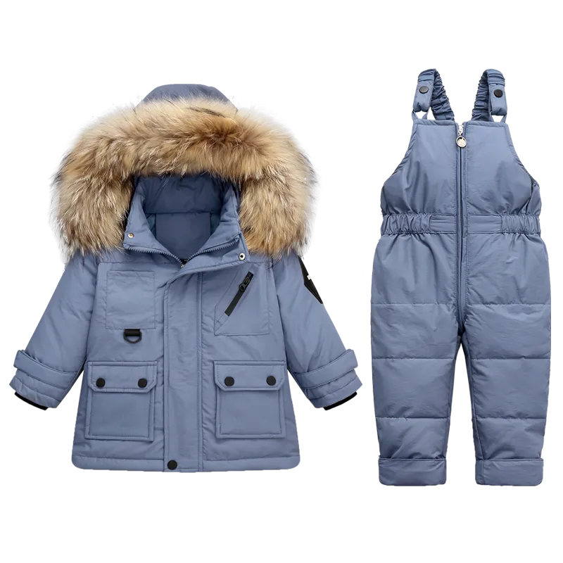 Winter Down Jacket and Ski Suit Set for Babies - ToylandEU