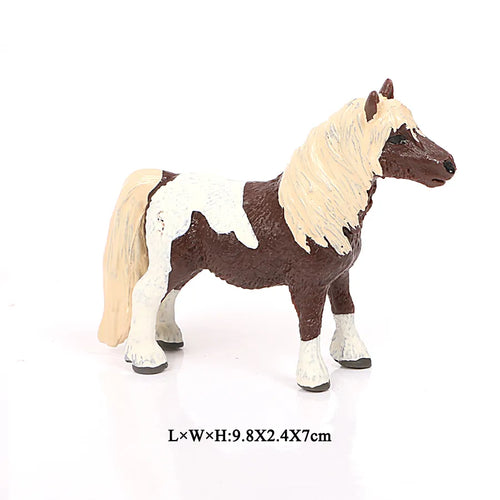 Realistic Animal Horse Action Figure Toy - Detailed Appaloosa Harvard Hannover Clydesdale Quarter Arabian Model ToylandEU.com Toyland EU