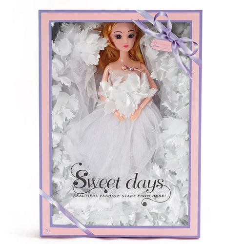 Elegant 40cm Handcrafted Bride Doll with Lifelike Features ToylandEU.com Toyland EU