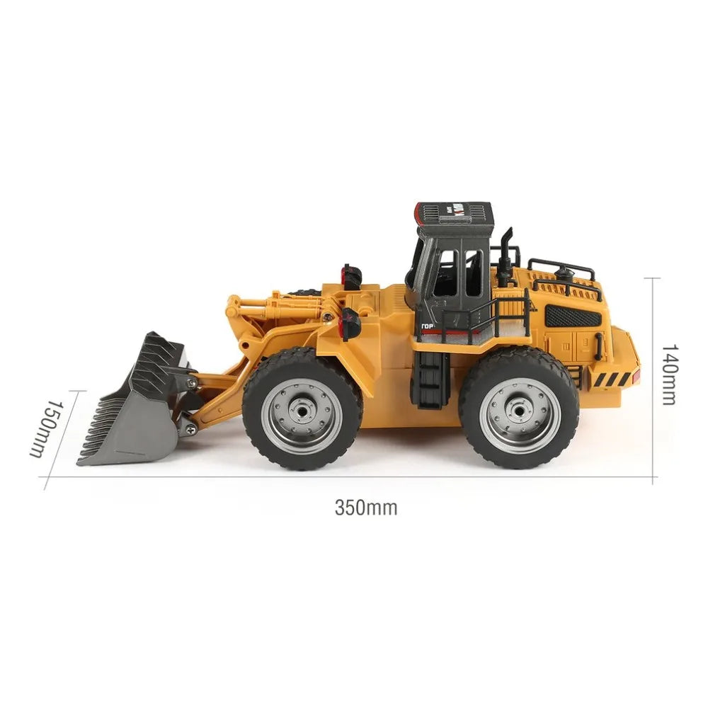 1520 6CH 1/18 2.4GHz RC Metal Bulldozer RTR Front Loader