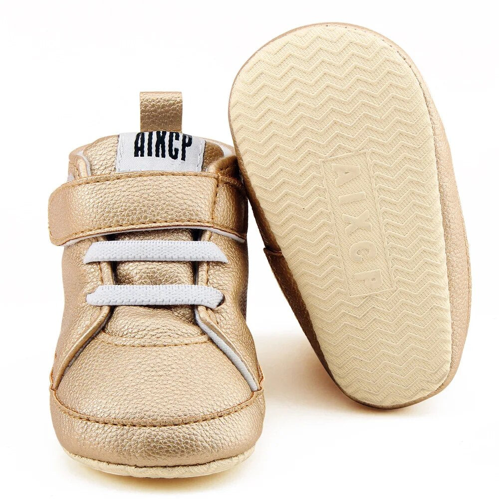 Baby PU Leather Fashion Boots for 0-18 Months Boys and Girls - ToylandEU