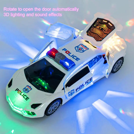 Automatic Dancing Police Car Toy with Obstacle Avoidance Feature - ToylandEU