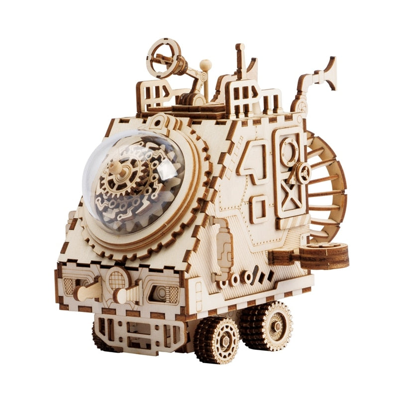 DIY Rotatable Steampunk Wooden Puzzle Model Kit Toyland EU Toyland EU