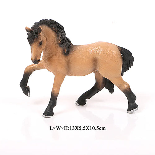 Realistic Animal Horse Action Figure Toy - Detailed Appaloosa Harvard Hannover Clydesdale Quarter Arabian Model ToylandEU.com Toyland EU