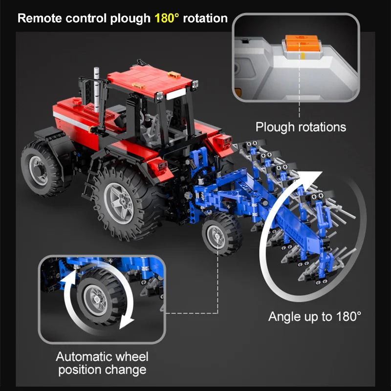 Revolutionary Remote-Controlled Urban Agriculture Vehicle with 1675 Pieces
