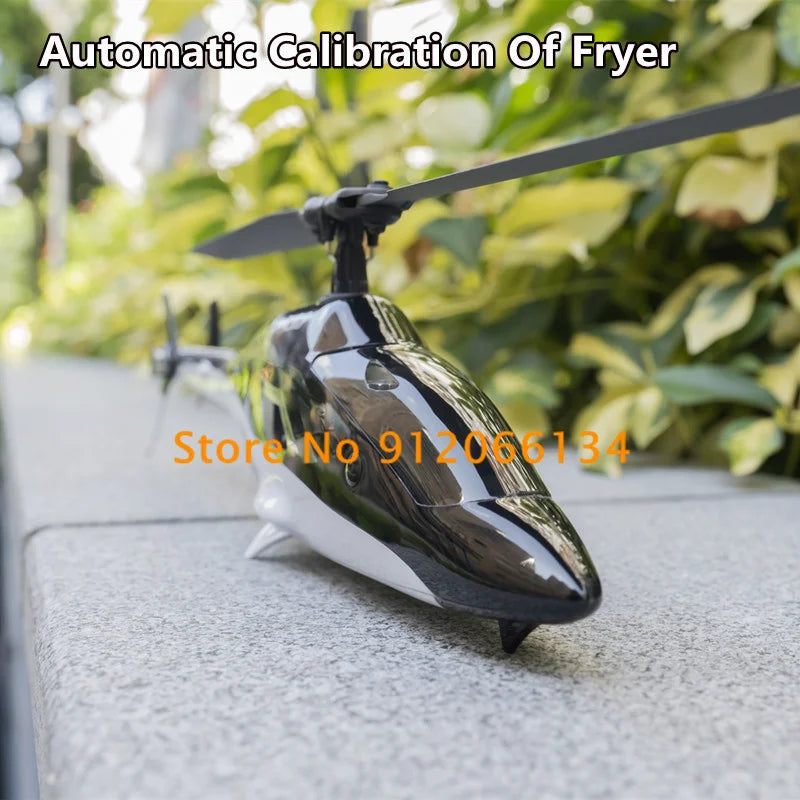 6G Mini RC Helicopter - LED Stunt Flyer with Flybarless Precision