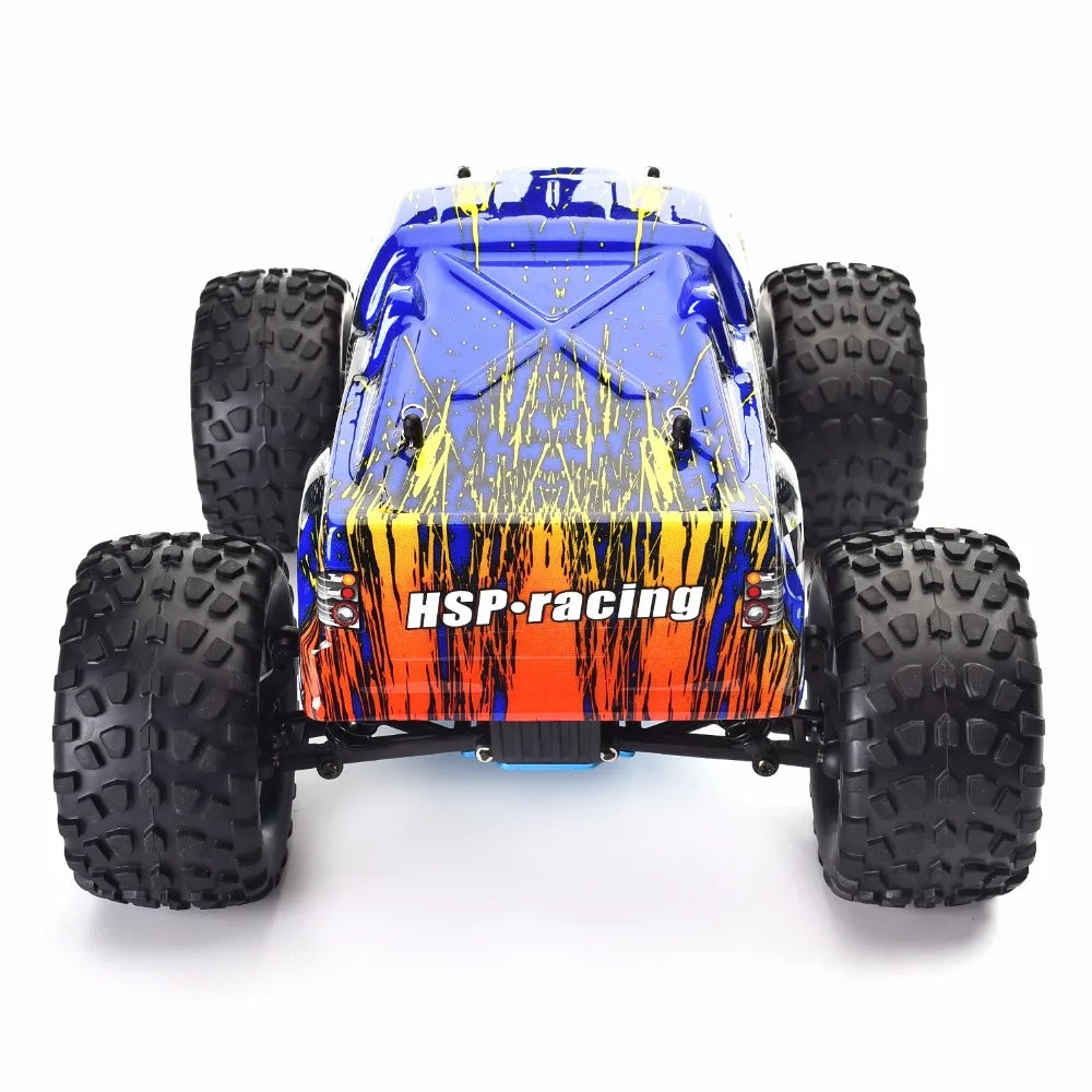 Nitro-Powered 1:10 Scale 4WD Off-Road RC Monster Truck Adventure