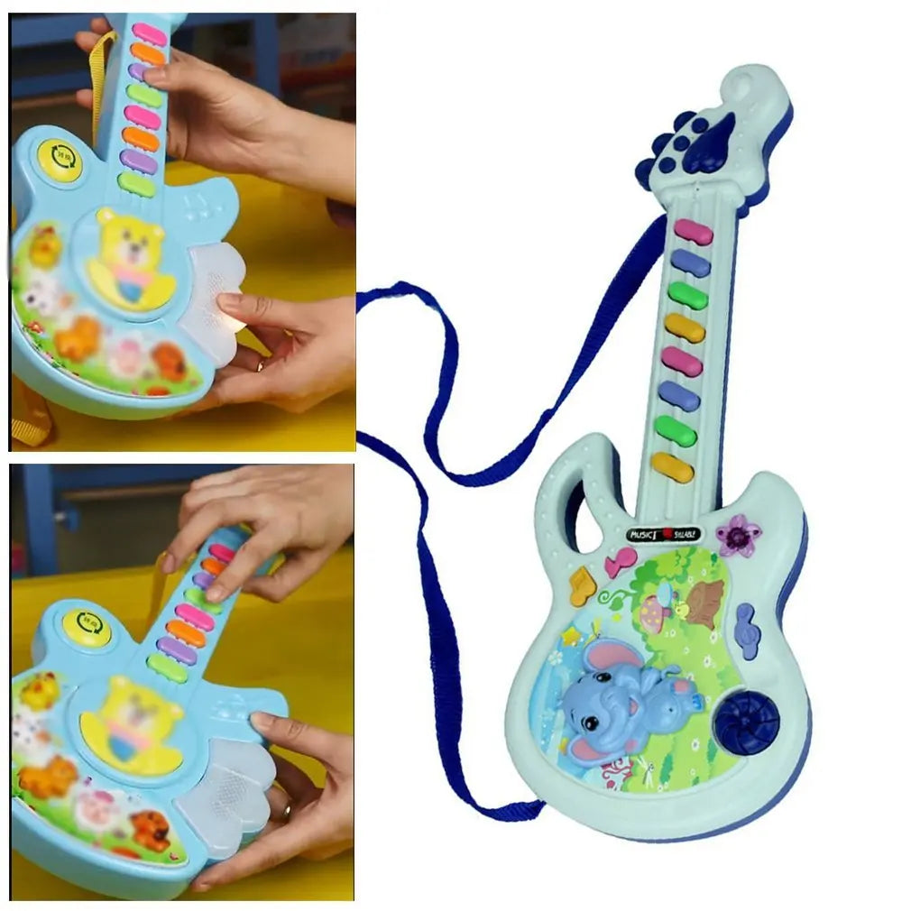 Electric Guitar Toy Musical Play Kid Boy Girl Toddler Learning - ToylandEU