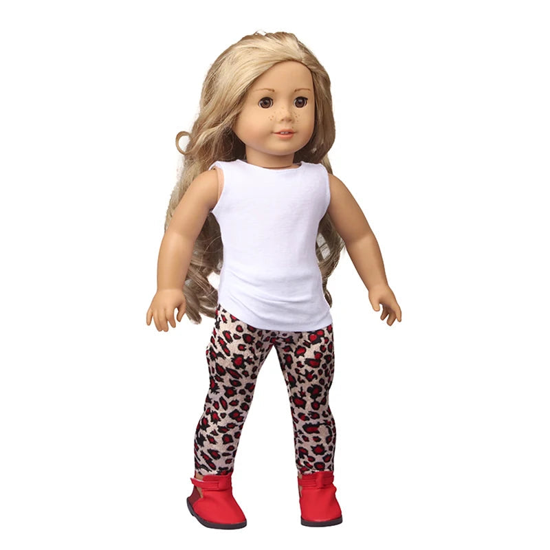 New 18 Inch American Doll Clothes Set for Autumn Travel