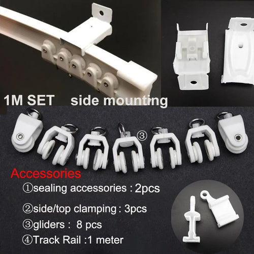 Adjustable Ceiling Mounted Curtain Track Rail with Flexible Straight Sliding Capability ToylandEU.com Toyland EU